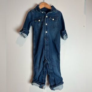 Baby Gap Denim Jumpsuit Coveralls 18-24M Baby